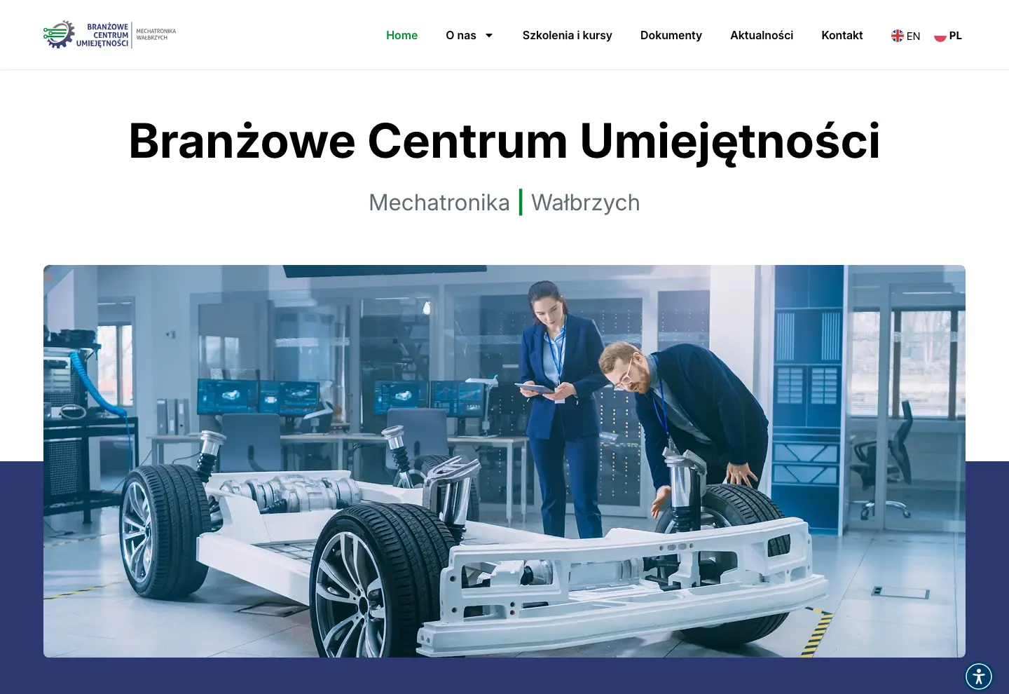 Strona wdrożona dla Branżowe Centrum Umiejętności